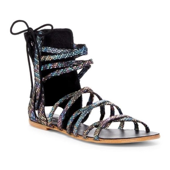 Free People Juliette iridescent gladiator sandals - Picture 4 of 5